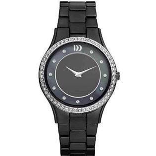 Ceramic Sort Quartz Dame ur fra Danish Design, IV63Q1024